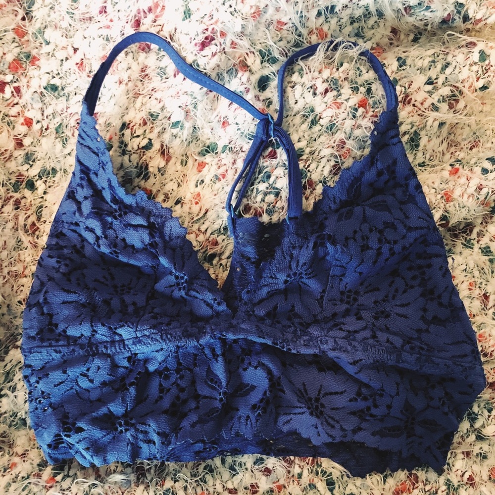 Blue Aerie lace bralette